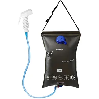 Stronrive 15L Camping Duschsack Tragbare Campingdusche Solar Mit Duschkopf Schlauch Tragbare Camping Dusche Set Solar Camping Duschtasche, Reisedusche Für Outdoor Camping Gartendusche