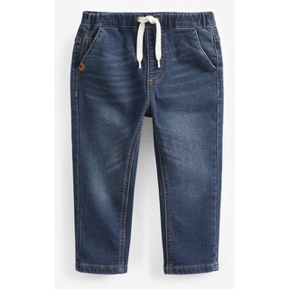 Next Loose-fit-Jeans Jogger-Jeans mit Rippenbündchen - Loose Fit (1-tlg) blau 62-68 (3-6 Mon.)