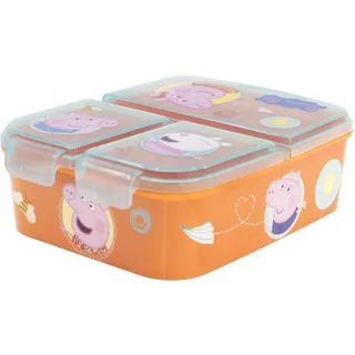 Peppa Pig Stor Lunchbox in Orange