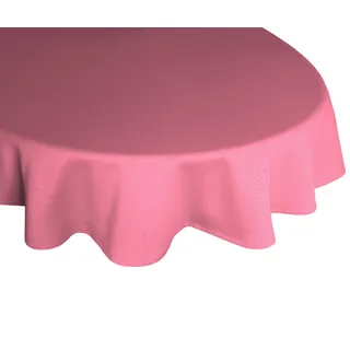 Tischdecke ADAM "Uni Collection" Tischdecken Gr. Ø 145 cm, rund, pink Tischdecken nachhaltig