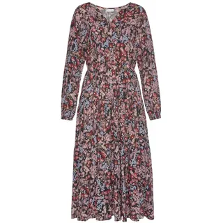 LASCANA Maxikleid Blumenprint Mehrfarbig 34