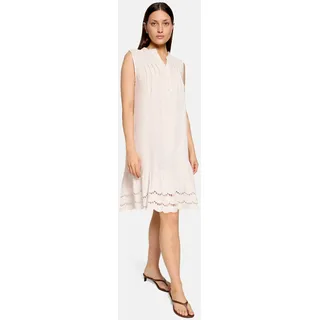 Cartoon Druckkleid Kleid mit Stickerei Beige 40