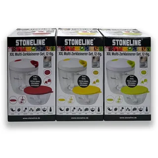 STONELINE® Multizerkleinerer Set 12-teilig | Gelb - Gelb