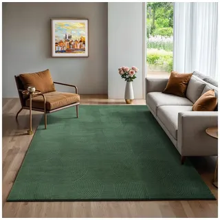 The CarPET Rio Teppich 160 x 220 cm Dunkelgrün