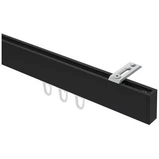 Interdeco Innenlaufgarnitur 1-läufig Ø 14x35 mm 300 cm Schwarz