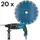 Makita inkl 20x Diamantscheibe Super Cut 230 mm