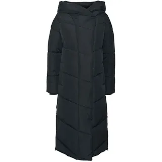 Noisy May Mantel - NMNew Tally X-Long Zip Jacket - XS bis XL - für Damen - Größe S - schwarz - S