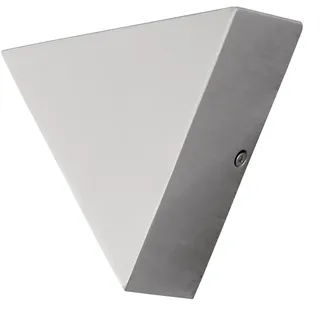 EGLO Außenwandleuchte Edelstahl 24x24x5,5 cm 1 Stück weiß