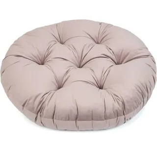 Ferocity Hängesessel Kissen, Polster Bodenkissen für Schwenksessel, Auflage für Baumwoll Hängeschaukel, Papasansessel, Hängekorb, Hängestuhl, Durchmesser 90 cm, Schmutzig Rosa [114]