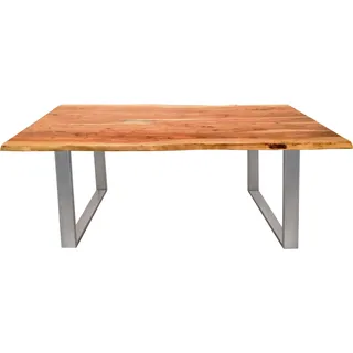 SIT Möbel Baumkante-Esstisch 140 x 80 cm natur antik