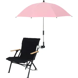 JUOPZKENN Stuhlschirm mit Klemme, universeller Sonnenschirm zum Anklemmen, mit UV-Schutz, tragbarer Sonnenschirm für Terrassenstuhl, Strandkörbe, Rollstühle, Golfwagen