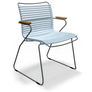 Houe CLICK Dining Chair mit Bambusarmlehnen Dusty Light Blue