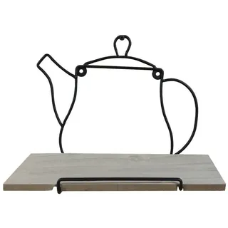 Hti-Living Wandboard Teatime Viola 1-tlg. 0 x 0 x 0 cm Schwarz