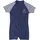 Unisex Kinder Badeanzug Maritim in Weiß 86/92