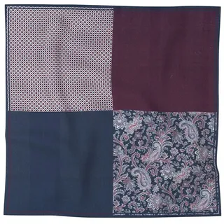 Olymp Einstecktuch, aus Seide, 30 x 30 cm, mehrfarbig lila