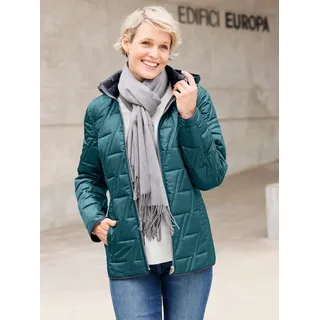 Wendejacke CLASSIC BASICS, Damen, Gr. 38, blau (petrol), 100% Polyester, unifarben, Jacken