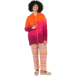 Angel of Style Damen große Größen Übergrößen Plus Size Sweatjacke, A-Linie, Farbverlauf, Kapuze hibiskuspink 50 850889510-50 - 50