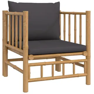 vidaXL Gartensessel 63 x 69 x 65 cm grau/silber