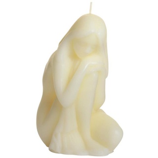 Dekohelden24 Adventskerze Hochwertige Kerze aus Sojawachs in Form einer Frau oder Männeroberkörp (1 Stück, 1-tlg), Venusfigur 7 cm x 12 cm