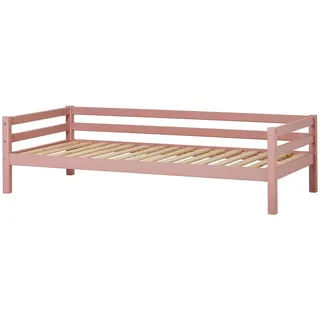 Daybett HOPPEKIDS "Kinderbett ECO Dream, Einzelbett, Juniorbett 90x200", rosa, B:98cm H:56cm L:208cm, Daybetten, Weiß, Grün, Blau, Rosa, Grau