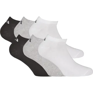 Fila UNISEX INVISIBLE PLAIN SOCKS 3 Paare Bunt 35-38