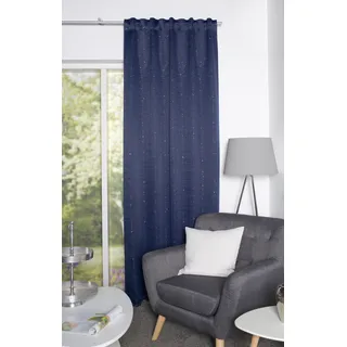 HOME WOHNIDEEN CIELO Verdunkelungsvorhang Multifunktionsband 135 x 245 cm Blau