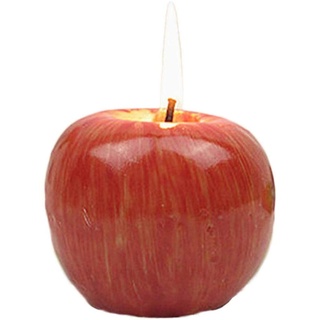 Rot Apfel Kerze Hahepo Duftkerzen Apfel geformte Tee-leichte Kerzen Kreative Weihnachten Apfel Kerzen für Bad Geburtstag Yoga Jahrestag