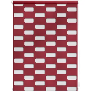 Lichtblick Doppelrollo Arena 80 x 150 cm bordeaux