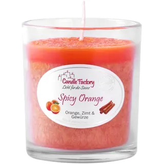 Candle Factory Party Light Duftkerze im Glas Duft: Spicy Orange