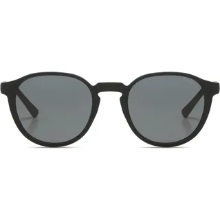 KOMONO Liam Carbon Unisex Oval Cellulosepropionat-Sonnenbrille für Damen und Herren mit UV-Schutz und kratzfesten Gläsern - Einheitsgröße