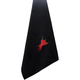 Vista Portuguese Geschirrtuch Chili Schwarz (50x70cm)