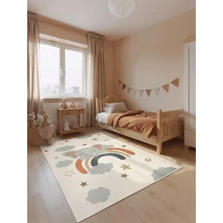HANSE HOME Dreamy Jumbo Kinderteppich 160 x 235 cm Creme Multifarben