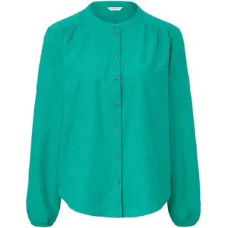 Tchibo - Bluse mit Stickerei - Damen - Gr. 38 - blau