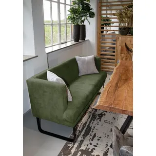 GUTMANN FACTORY Küchensofa, Breite 170 cm, Metallfüße grün
