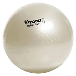 Togu Gymnastikball MyBall Soft, 45 cm, perlweiß,