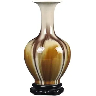 Vase Deko Keramische Porzellan-Flasche, EIS Gebrochen Vase Dekoration Chinesische kleine dekorative Crafts (Color : #1)