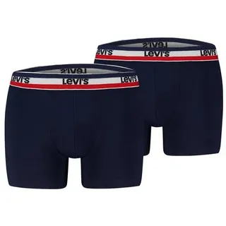 Levi's LEVIS MEN REPEAT SPW LOGO BOXER BRIEF blau M 2er Pack