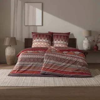Estella Martina Ornamental Jersey Orange 155 x 220 cm + 80 x 80 cm