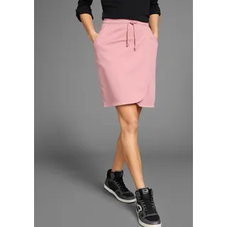 KangaROOS Jerseyrock Damen Wickeloptik Rosa 48