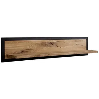 MASSIVMOEBEL24.DE Wandregal 170 x 22 x 24 cm Wildeiche