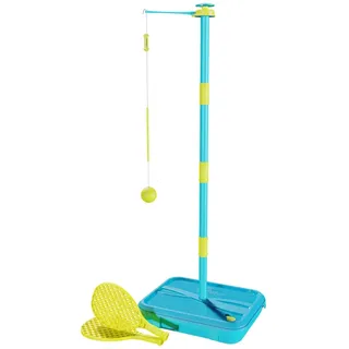 swingball Early Fun Junior Swingball-Set für alle Oberflächen, für Kinder ab 3 Jahren, Einführung ins Swingball-Set, verhedderungsfreier Top-Kreisel, Basis für alle Oberflächen, blau & gelb, 36 x 46 x 10 cm