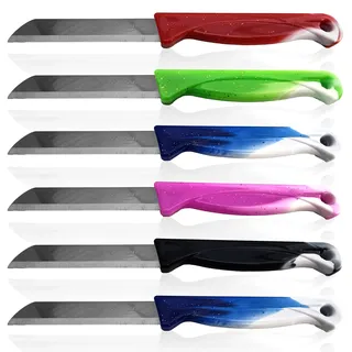 Solingen Obstmesser Schälmesser Gemüsemesser Allzweckmesser Edelstahl Messer rostfrei Küchenmesser Tafelbesteck Messerset Alltagsmesser 150er Set Bunt