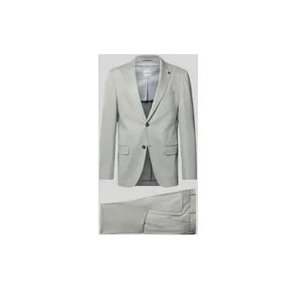 Slim Fit Anzug mit steigendem Revers, Mint, 56
