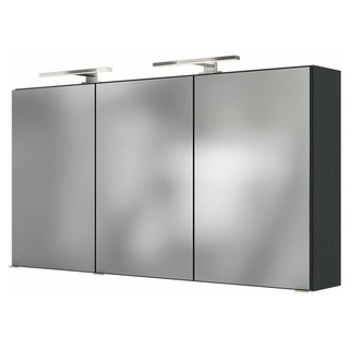 HELD MÖBEL Spiegelschrank Baabe 120 cm graphit