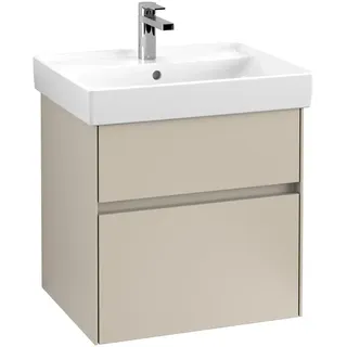 Villeroy & Boch Waschtischunterschrank 2 Auszüge 55,4 x 54,6 x 44,4 cm Cashmere Grey