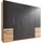 Level 250 x 216 x 58 cm Plankeneiche Nachbildung/graphit mit Schubladen