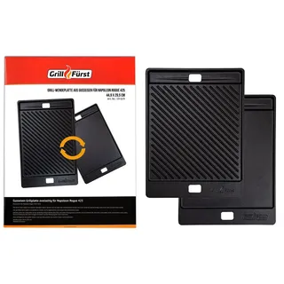 Grillfürst Grillplatte Grillfürst Grillplatte Gusseisen für Rogue 425 / 525 / 625 und Freestyle 365 / 425, 45,1 x 29,5 cm