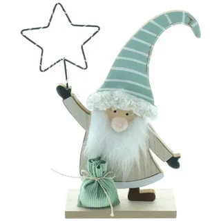 Home-trends24.de Wichtel LED Wichtel Stern Weihnachten Winter Deko Figur Beleuchtung 26 cm