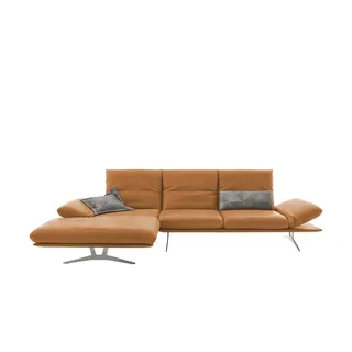 KOINOR Ecksofa Echtleder Francis ¦ gelb ¦ Maße (cm): B: 314 H: 93 T: 159.0