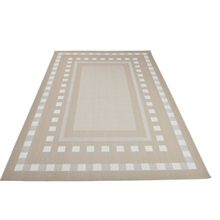 Teppich Dalija, andas, rechteckig, Höhe: 8 mm, Outdoor geeignet, Sisal-Optik, Wetterfest & UV-beständig, Flachgewebe beige 300 cm x 400 cm x 8 mm